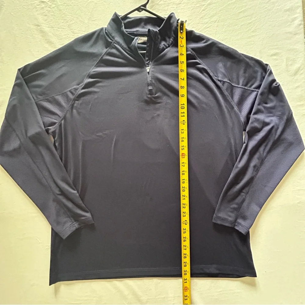 Puma Golf Quarter Zip Pullover Mens XL Black Performance Long Sleeve